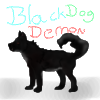 custom by #19002: Black demon dog Just for you dog!
