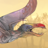 What a gorgeous pterosaur gliding overhead!