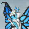 custom by #13924: A cute fairy dragon with a mischievous smile... I wonder what it's up to?