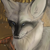 custom by #5983: A small, large eared fox is visiting.