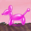 A cute little balloon animal made by a carnival clown! A cute little balloon animal made by a carnival clown!