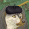 A fancy accessory for your canine artist! A fancy accessory for your canine artist!