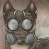 custom by #5983: Gas mask for Husky puppies!