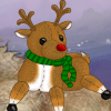 Everyone's favorite red-nosed reindeer! Christmas 2010.