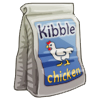 1 serving of kibble. Kibble kibble kibble. What a fun word. -2 Hunger, +10 Energy 