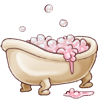 Bathe your dog in this tub of pink suds. +10 Energy, +10 Mood, +7 Health