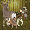 November 2013 Bundle: Receive Woodland Day Background, Woodland Day Branches, Cowardly Red Fox, Safety Hunting Vest, Stuffed Duck, and Trophy Buck companion!