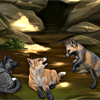 Baby Fox Bundle: This bundle includes a Densite Day Background, Cross Fox Kit, Red Fox Kit, and Silver Fox Kit.