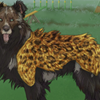 This faux fur pelt will bring out your dog`s wild side!