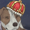 A fancy crown for only the most royal of canines