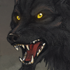 custom by #11549: Slate Werewolf, a costume perfect for any husky, invisible and visible.
