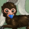 custom by #8317: A cute baby boy monkey!