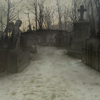 An eerie graveyard, perfect for late night ghost hunts.