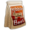 1 serving of kibble. Kibble kibble kibble. What a fun word. -2 Hunger, +3 Energy 